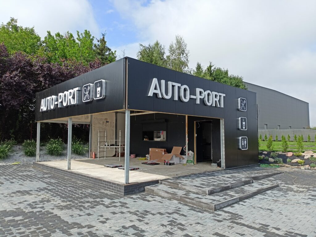 Projekt budowlany Restauracji Auto Port Smaków