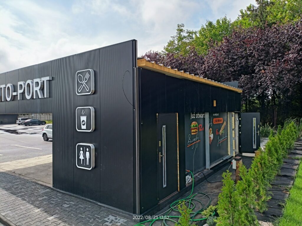 Projekt budowlany Restauracji Auto Port Smaków