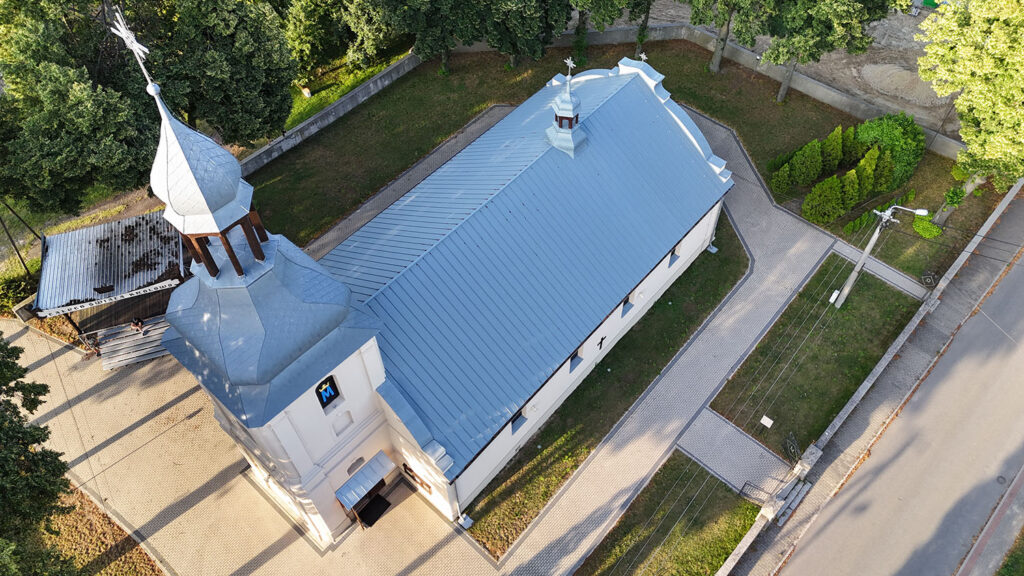 Projekt kopuły kościoła w Lutyni