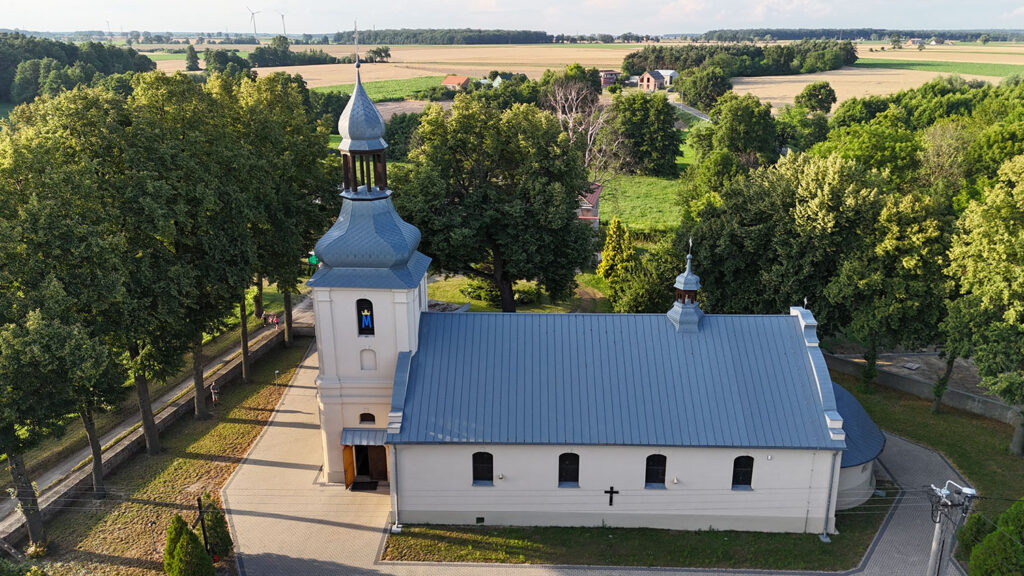 Projekt kopuły kościoła w Lutyni